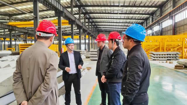 吉安市市政工程公司、吉安市萬家房地產(chǎn)開發(fā)公司參觀學習裝配式建筑工藝